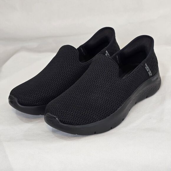 Skechers Go Walk Slip-Ins Shoes Womens Size 8.5 Black Mesh Walking SN 124963 - Picture 2 of 13